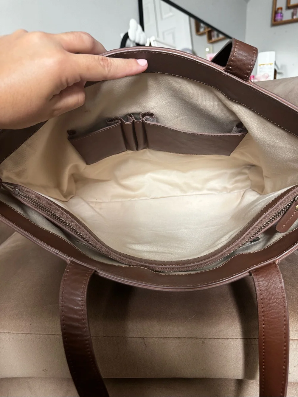 Liora Manné | Felt Leaf Tote Bag